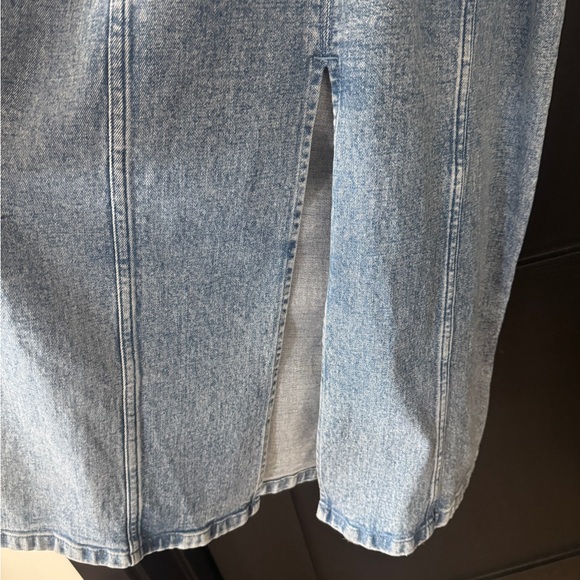 Abercrombie & Fitch Blue Denim Midi Dress - Picture 4 of 5